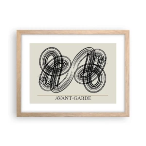 Plakát v rámu světlý dub - Vyšlo to spontánně - 40x30 cm