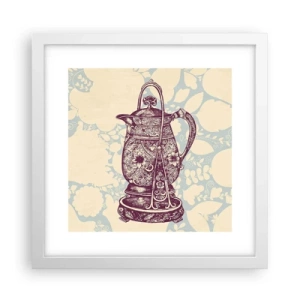 Plakát v bílém rámu - Krása všedního dne - 30x30 cm