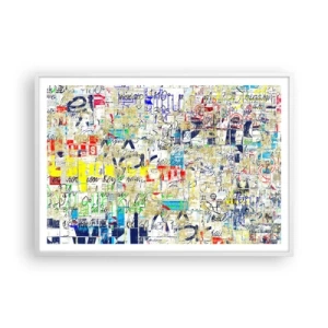 Plakát v bílém rámu - Prostě potěší oči - 100x70 cm