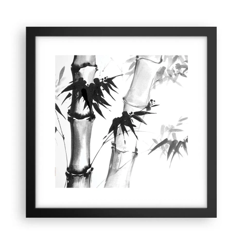 Plakát v černém rámu - Blízký záběr na orient - 30x30 cm