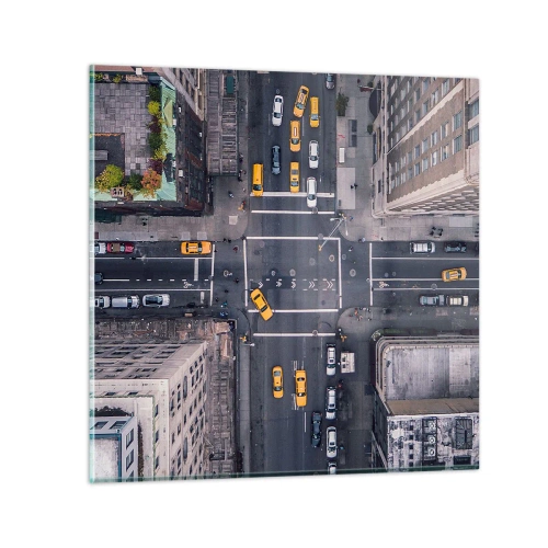 Obraz na skle - Snadná volba - 70x70 cm