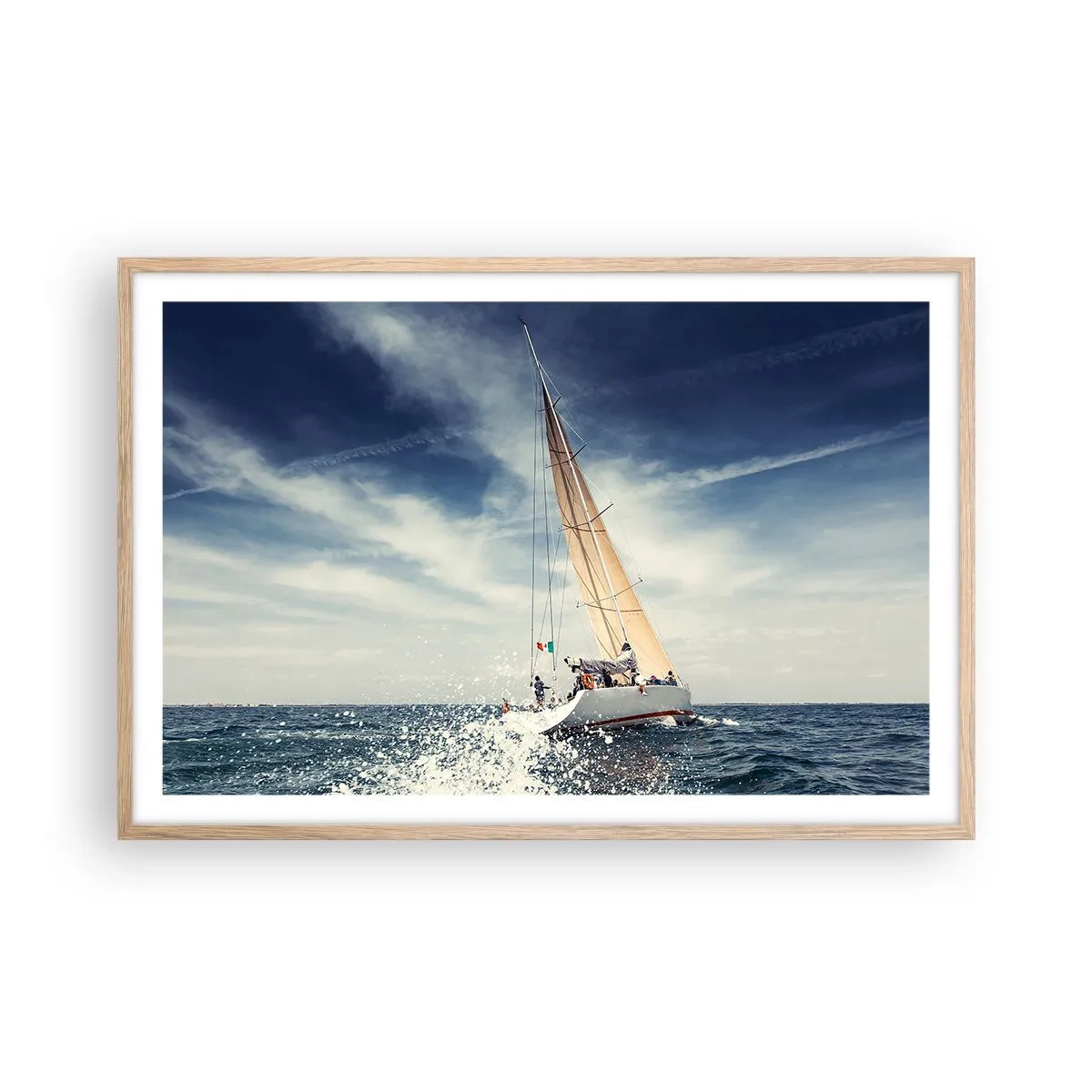 Plakát v rámu světlý dub - Nás nedohoní! - 91x61 cm