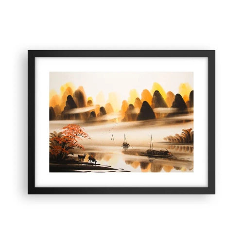 Plakát v černém rámu - Dál než na Dálném východu - 40x30 cm