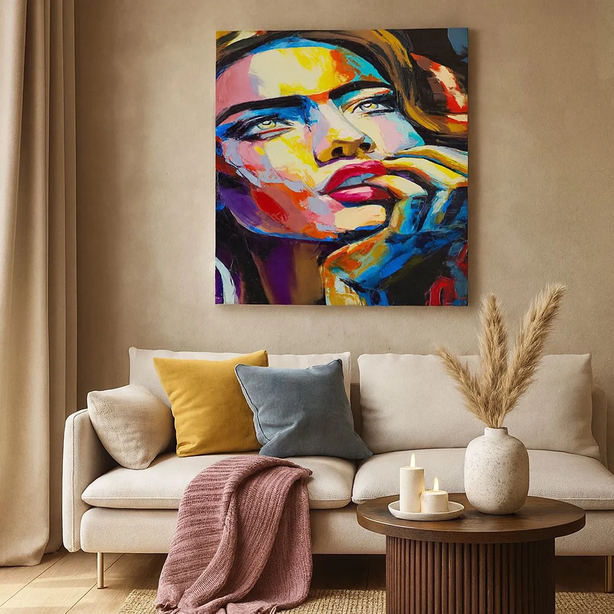 Obraz na plátně - Sny, jak ptáci letí oblohou - 30x30 cm