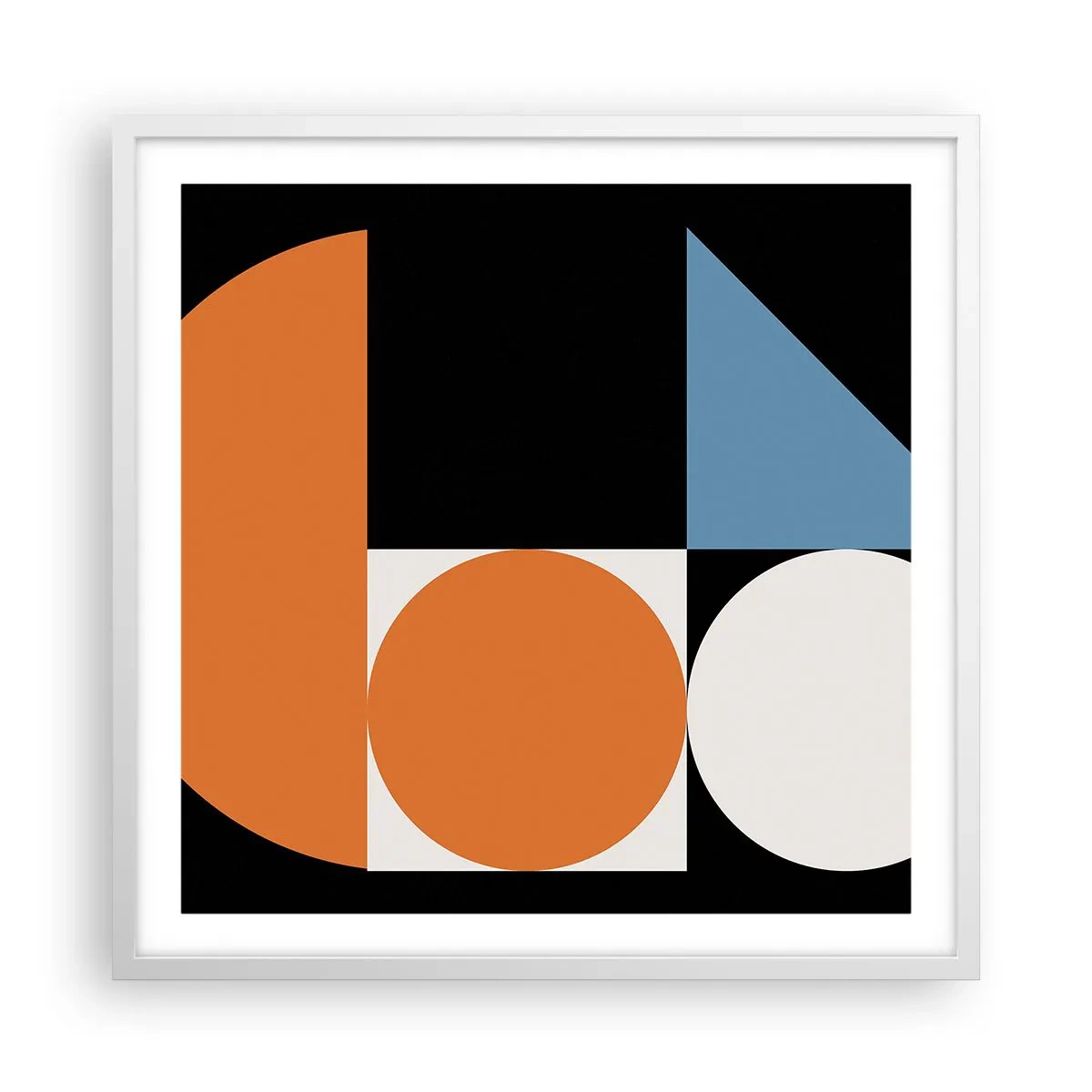 Plakát v bílém rámu - Figurínový systém - 60x60 cm