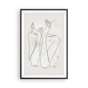 Plakát v černém rámu - Zasněný okamžik - 61x91 cm