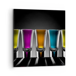 Obraz na plátně - Barvy radosti - 70x70 cm