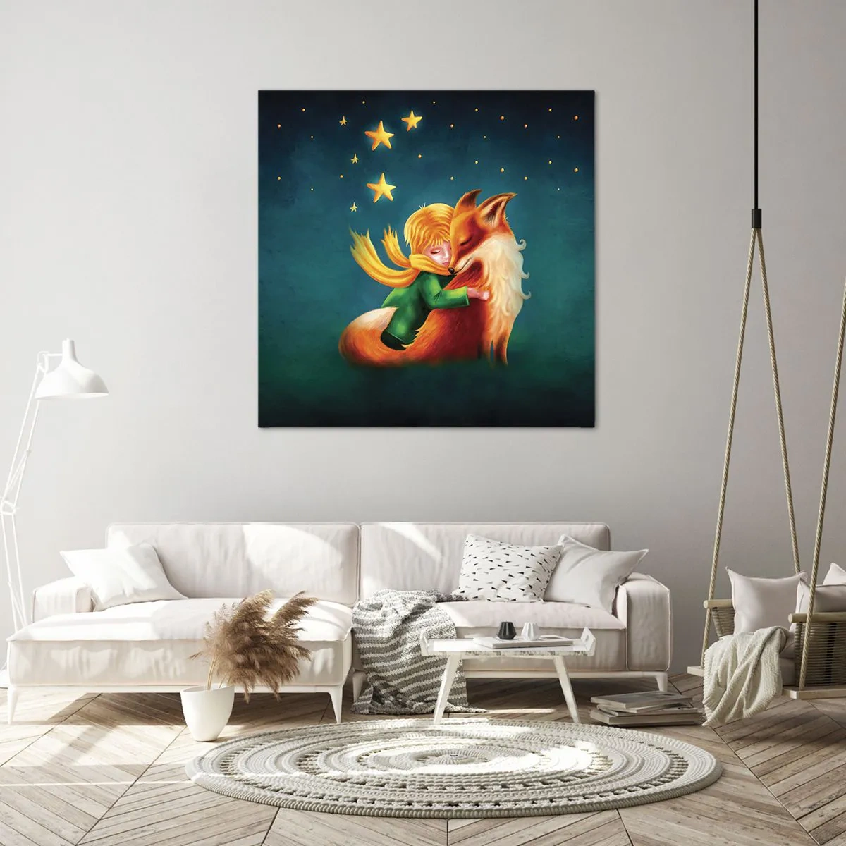 Obraz na plátně - Malý princ - 60x60 cm