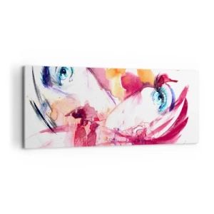 Obraz na plátně - V blízkosti svět rozkvétá - 120x50 cm