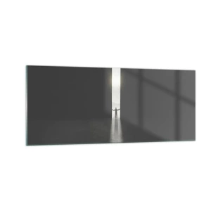 Obraz na skle - Krok ke světlé budoucnosti - 100x40 cm