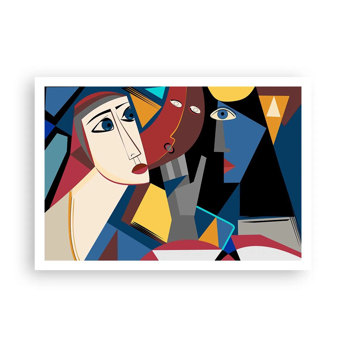 Plakát - Konverzace kubistů - 100x70 cm