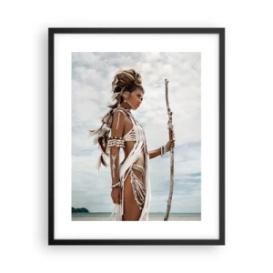 Plakát v černém rámu - Královna tropů - 40x50 cm