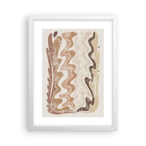 Plakát v bílém rámu - Dobrá energie – dobré emoce - 30x40 cm