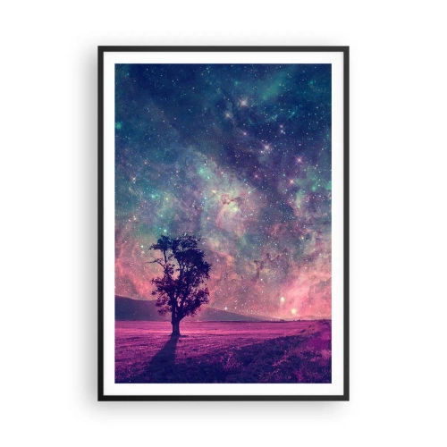 Plakát v černém rámu - Pod magickou oblohou - 70x100 cm