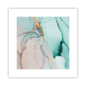 Plakát - Tanec tvarů a barev - 30x30 cm