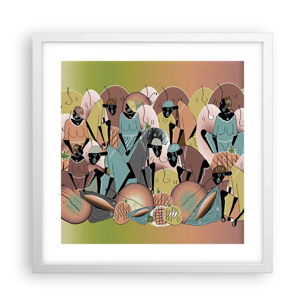 Plakát v bílém rámu - Blíží se velký svátek - 40x40 cm