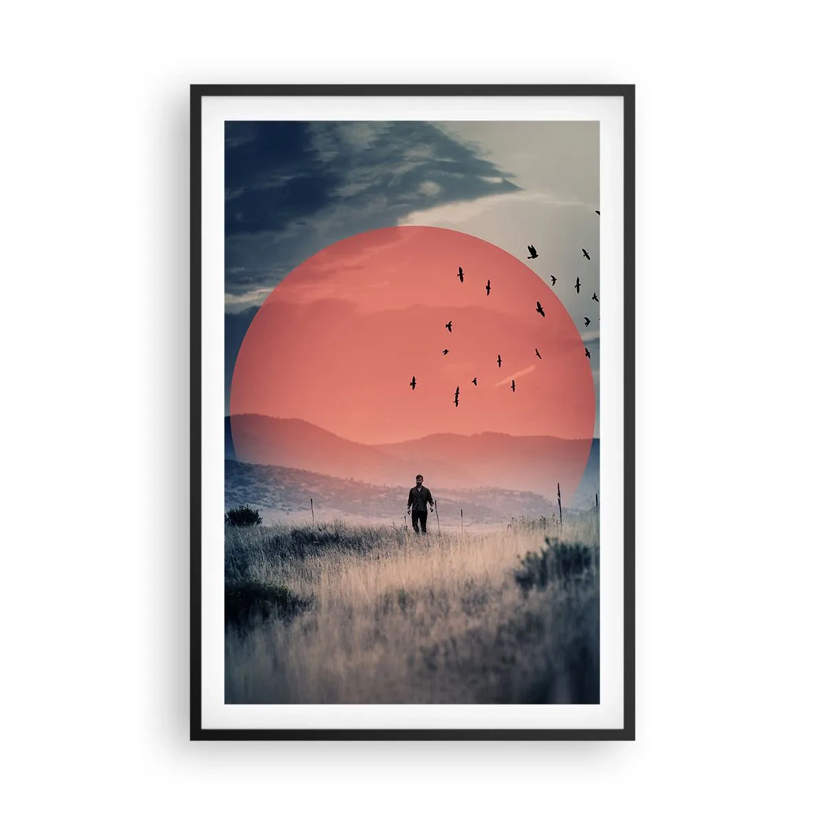 Plakát v černém rámu - Ve svém živlu - 61x91 cm