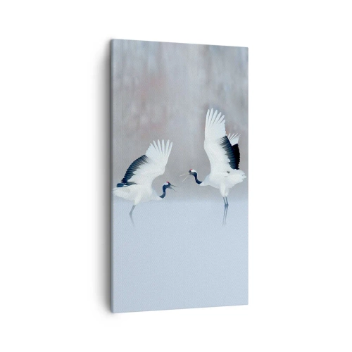 Obraz na plátně - Tanec v mlze - 45x80 cm