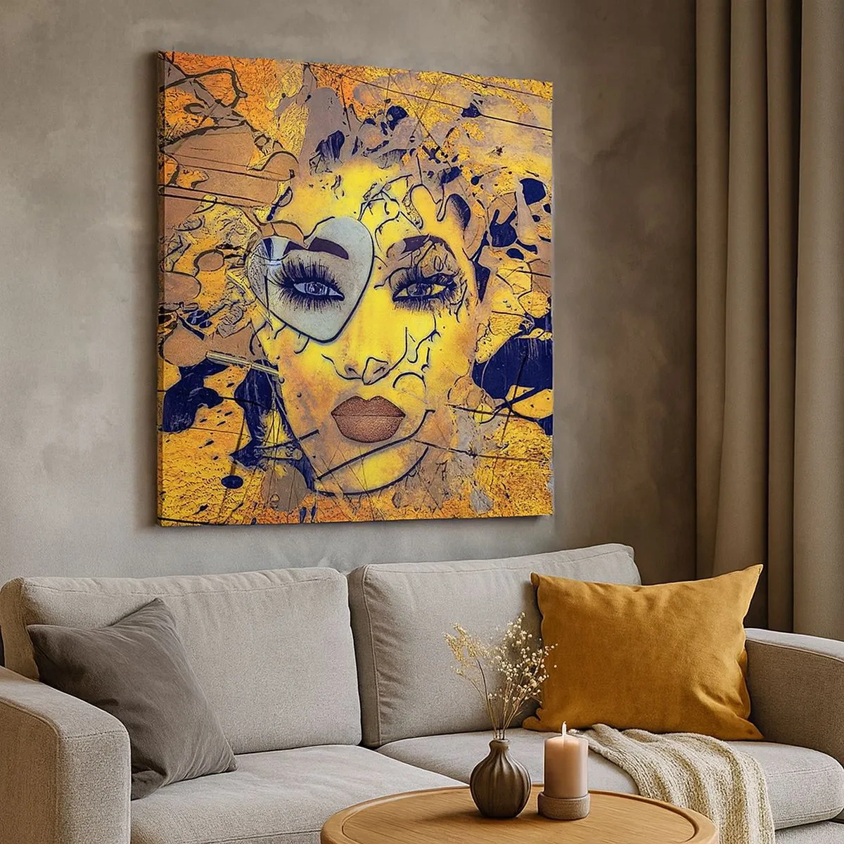 Obraz na plátně - Sluneční krása - 30x30 cm