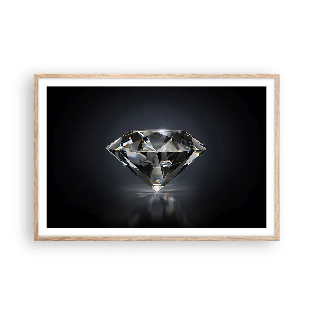 Plakát v rámu světlý dub - Best girls friend - 91x61 cm