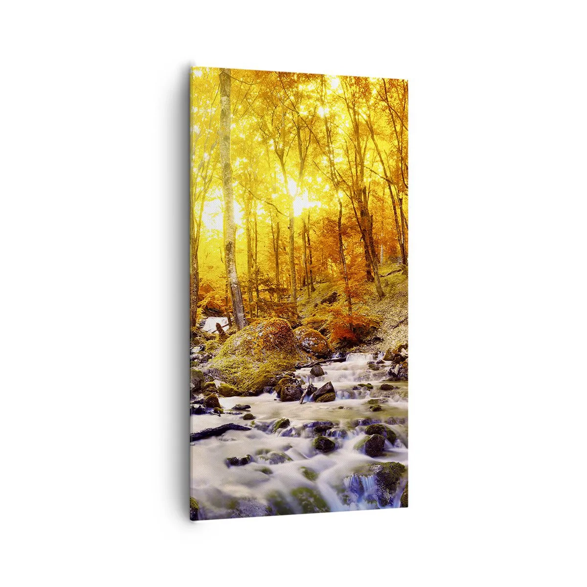 Obraz na plátně - Kameny zasazené do zlata a platiny - 65x120 cm