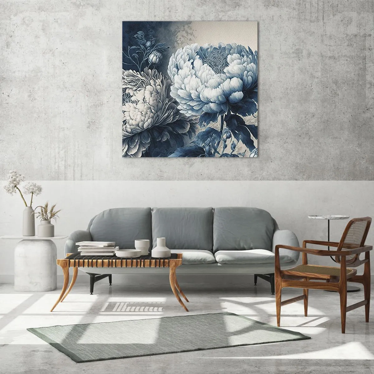 Obraz na skle - Shodný pár - 40x40 cm