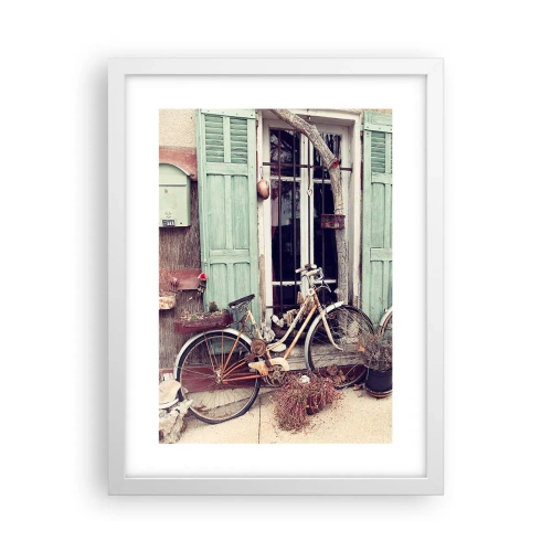 Plakát v bílém rámu - Ať žije provincie - 30x40 cm