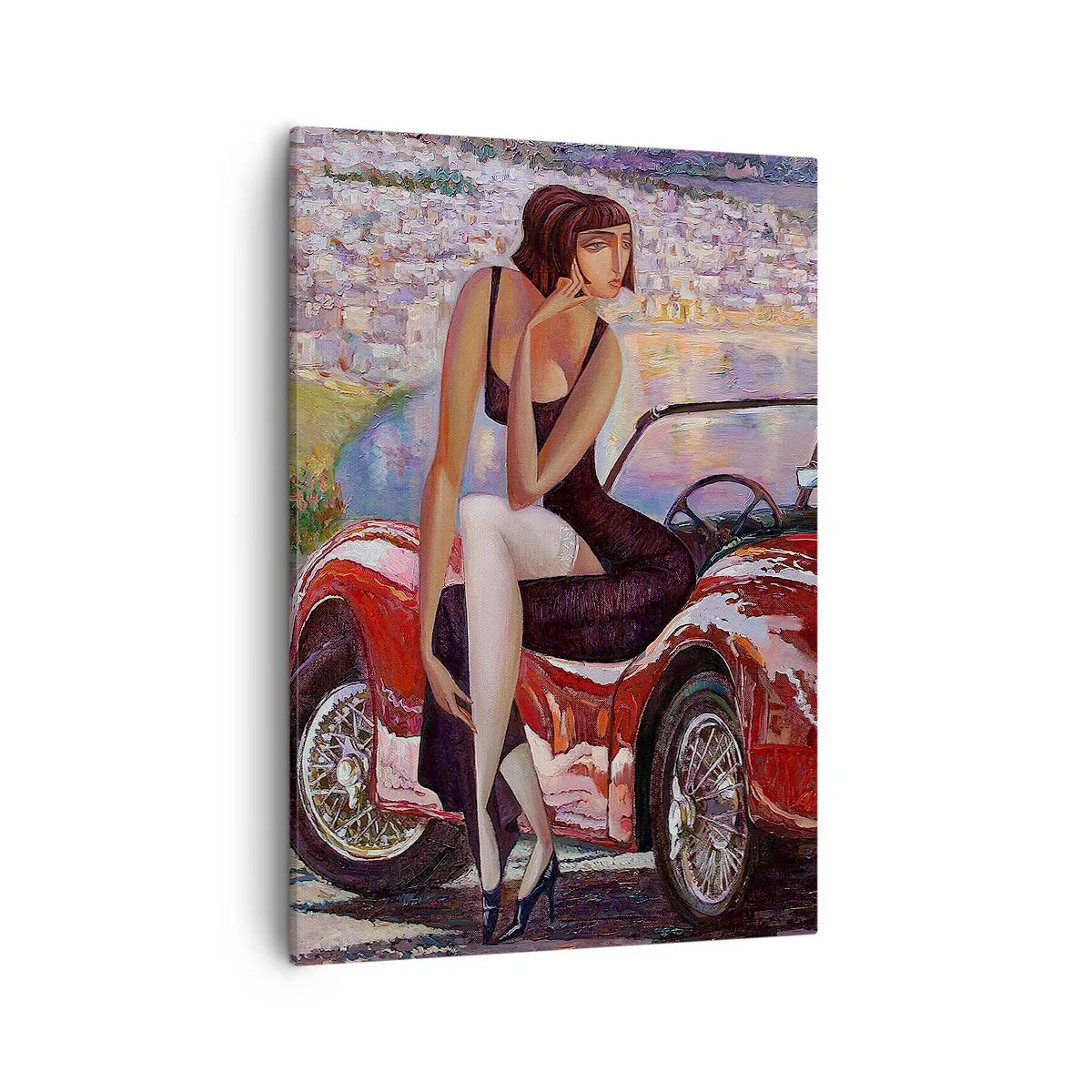 Obraz na plátně - Léto? Jenom na Riviéře - 50x70 cm