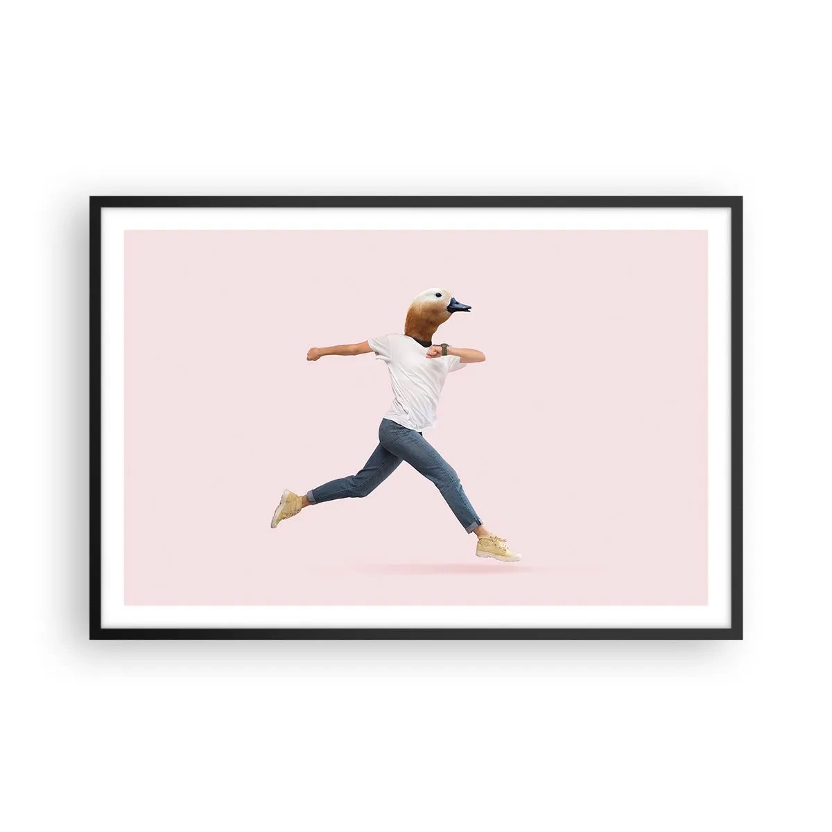 Plakát v černém rámu - Špetka absurdity - 91x61 cm