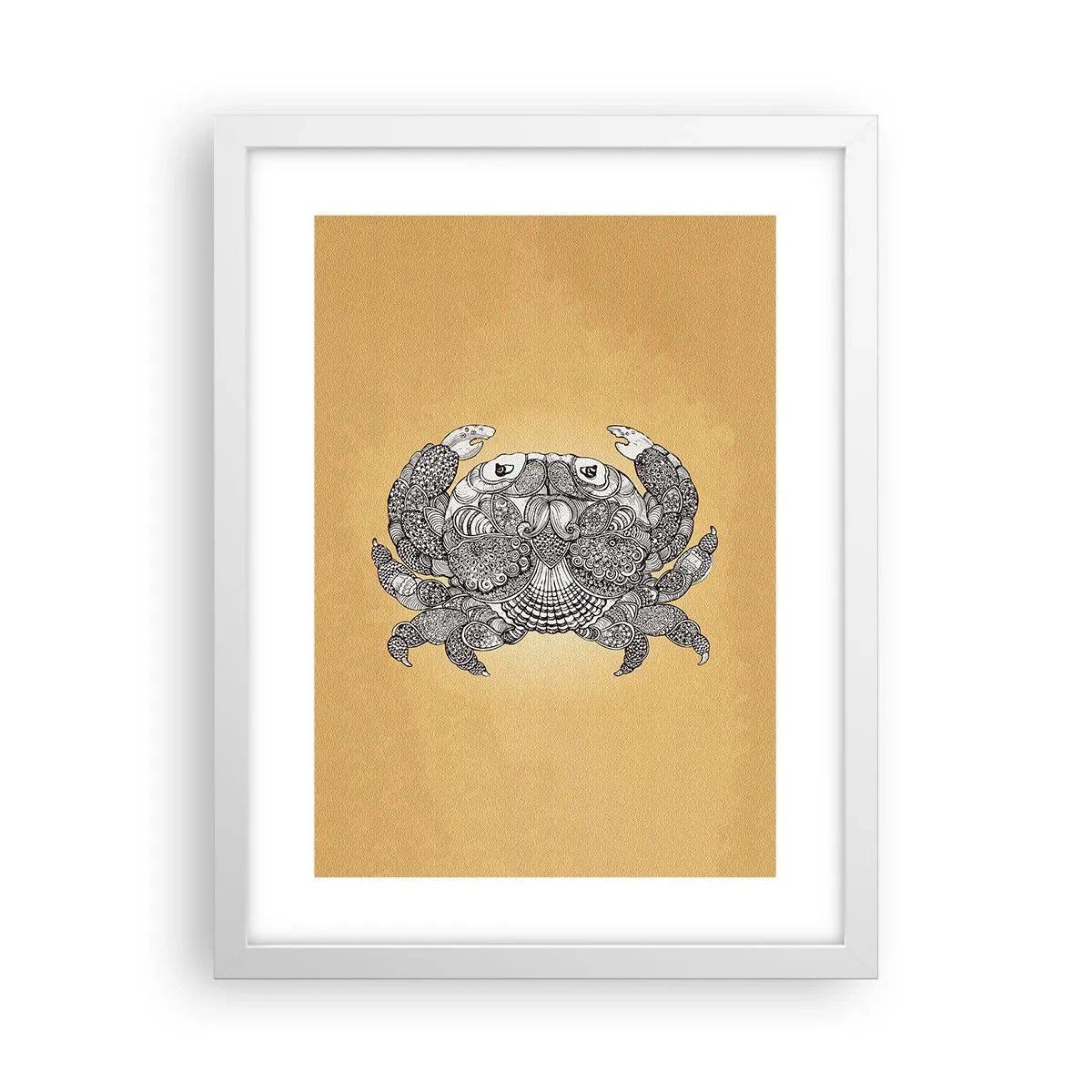 Plakát v bílém rámu - Příběhy pana Kraba - 30x40 cm