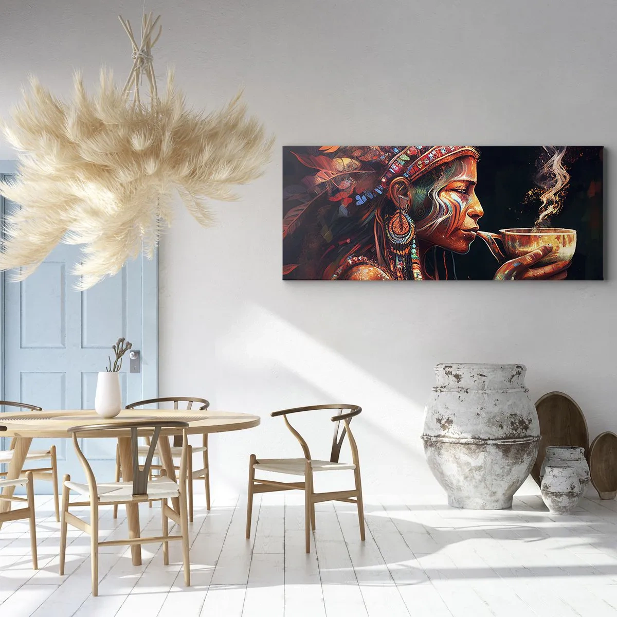 Obraz na plátně - Magický rituál - 140x50 cm