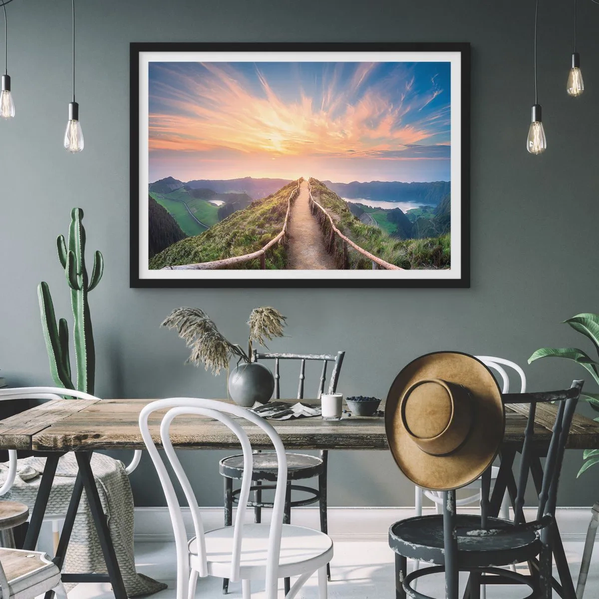 Plakát v černém rámu - Blízko nebe - 100x70 cm