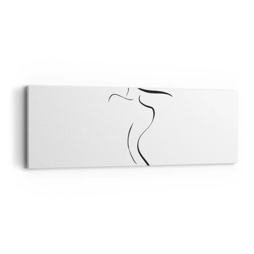 Obraz na plátně - Nepolapitelná jako vlna - 90x30 cm