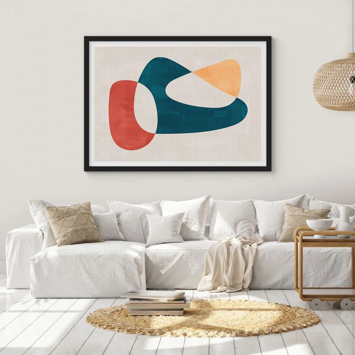 Plakát v černém rámu - Vlivy a metamorfózy - 70x50 cm