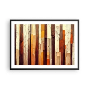 Plakát v černém rámu - Hymna lesních stromů - 70x50 cm