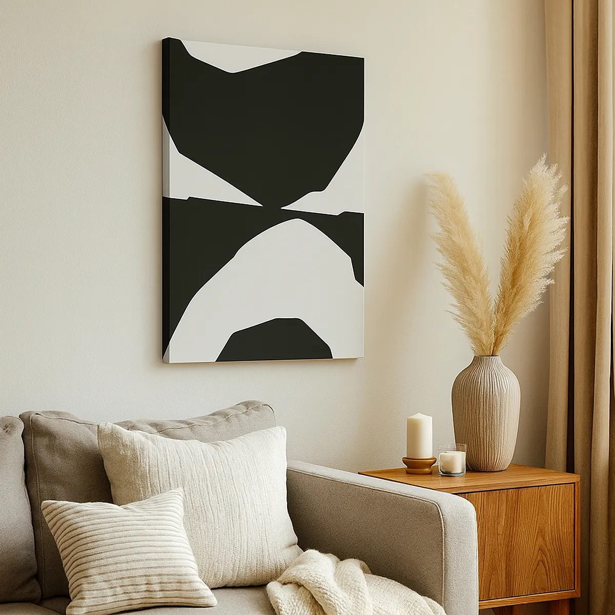 Obraz na plátně - Positive-negative - 50x70 cm