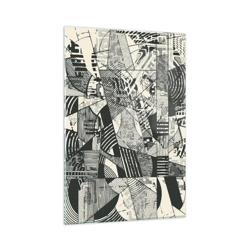 Obraz na skle - Dynamika současnosti - 80x120 cm