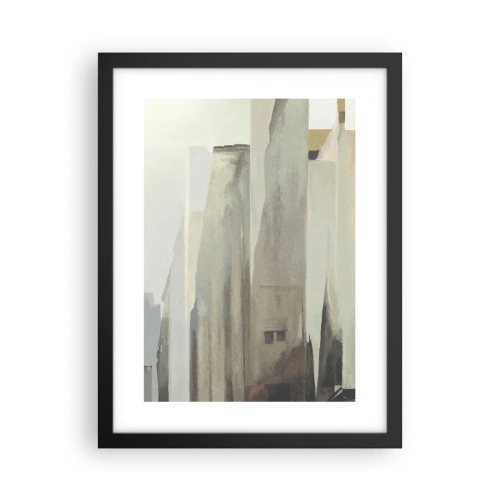 Plakát v černém rámu - Sen o městě - 30x40 cm