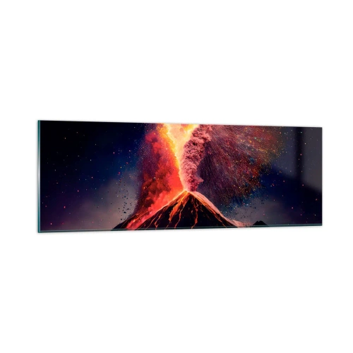 Obraz na skle - Krása a hrůza - 90x30 cm