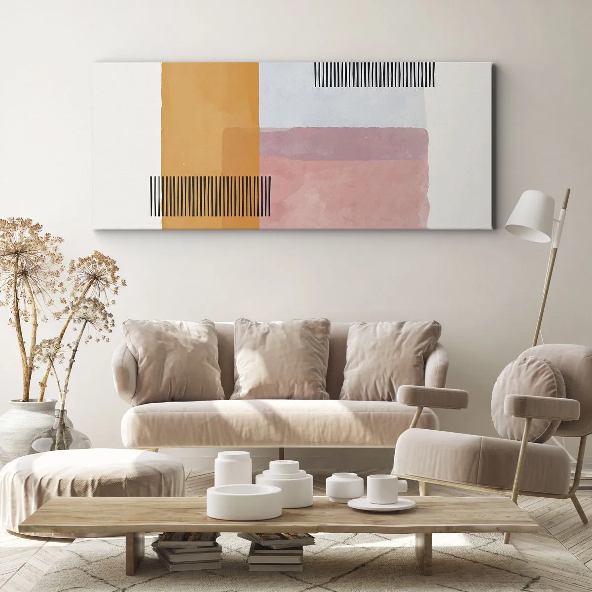 Obraz na plátně - Z rohu do rohu - 100x40 cm