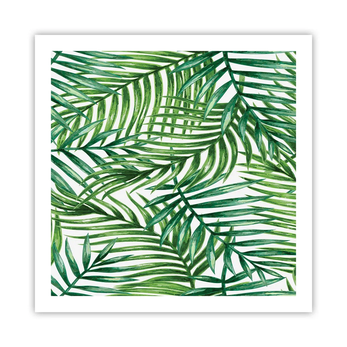Plakát - Pod zeleným baldachýnem - 60x60 cm