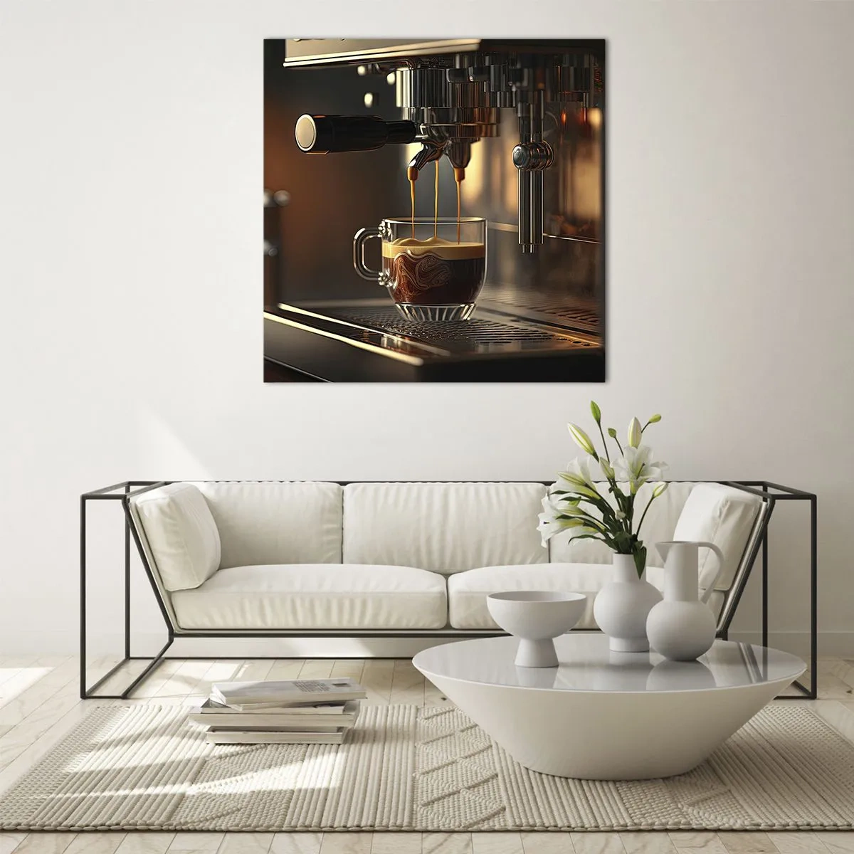 Obraz na skle - Smyslná směs - 60x60 cm