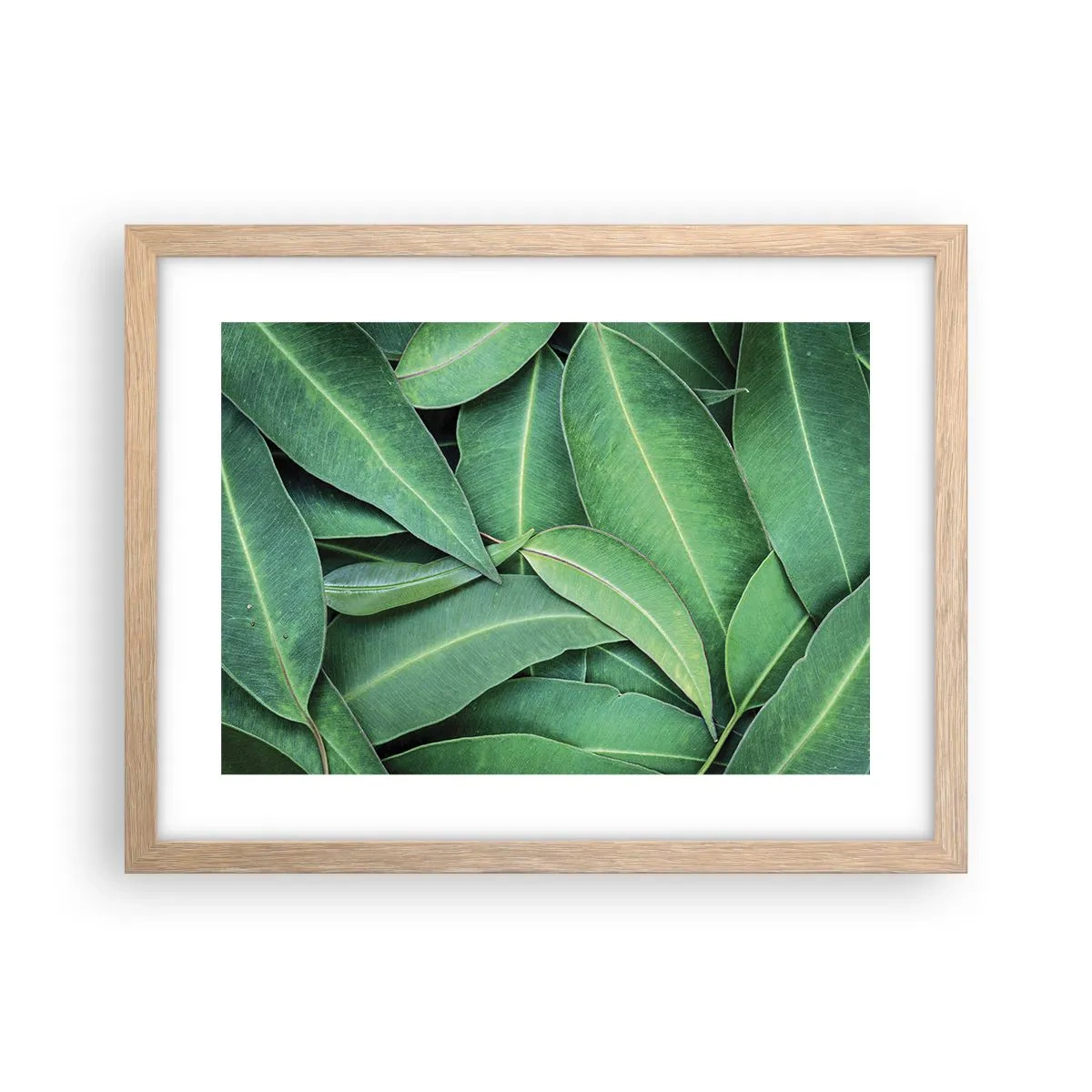 Plakát v rámu světlý dub - Šťavnaté a svěží - 40x30 cm