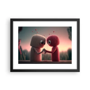 Plakát v černém rámu - Každý může milovat - 40x30 cm