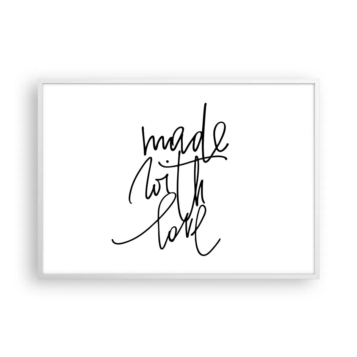 Plakát v bílém rámu - Nejlepší značka - 100x70 cm