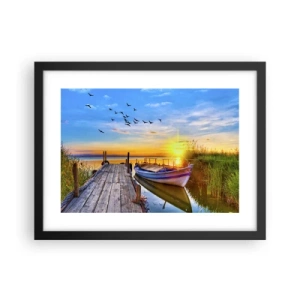 Plakát v černém rámu - Na shledanou zítra - 40x30 cm