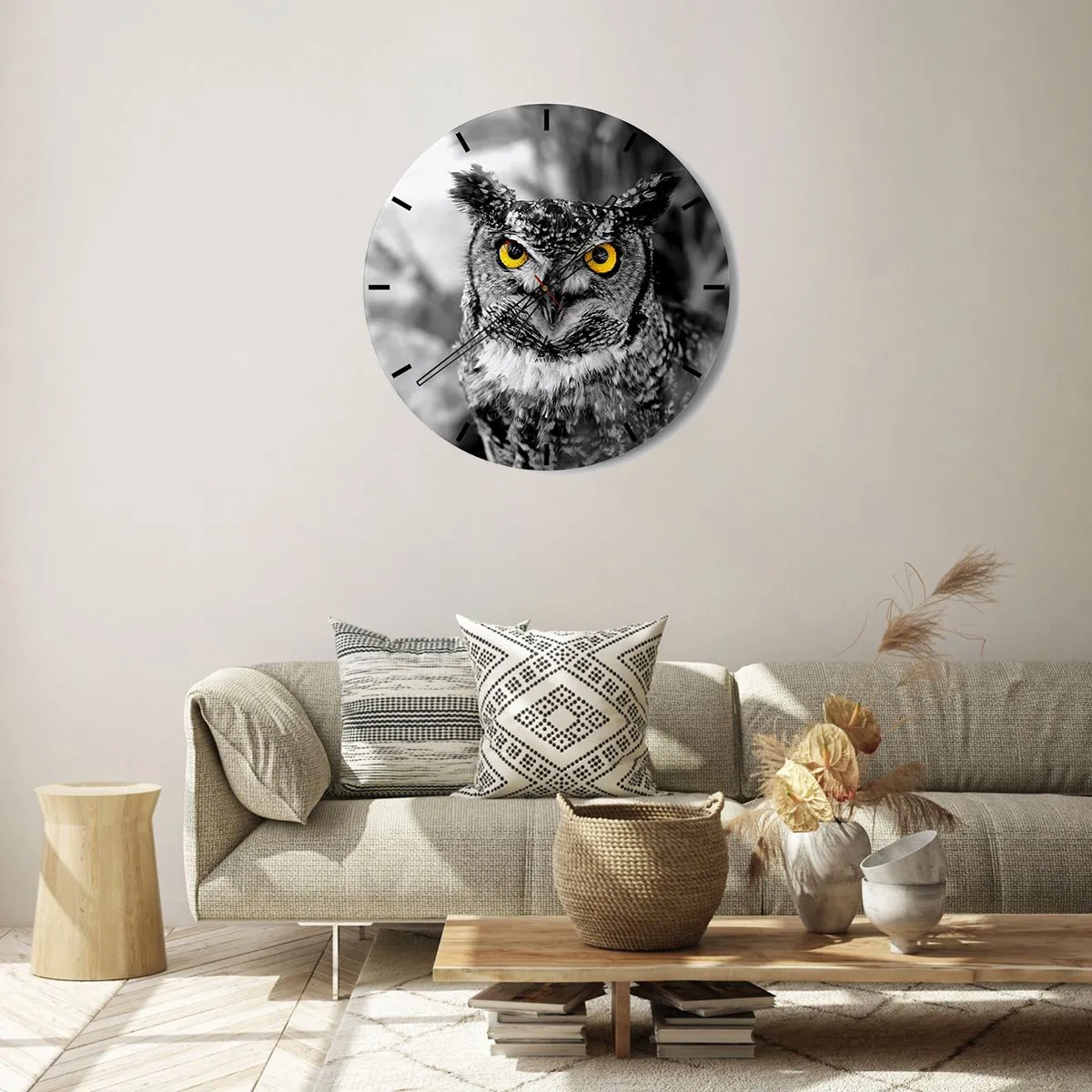 Nástěnné hodiny - Nic se neschová - 30x30 cm