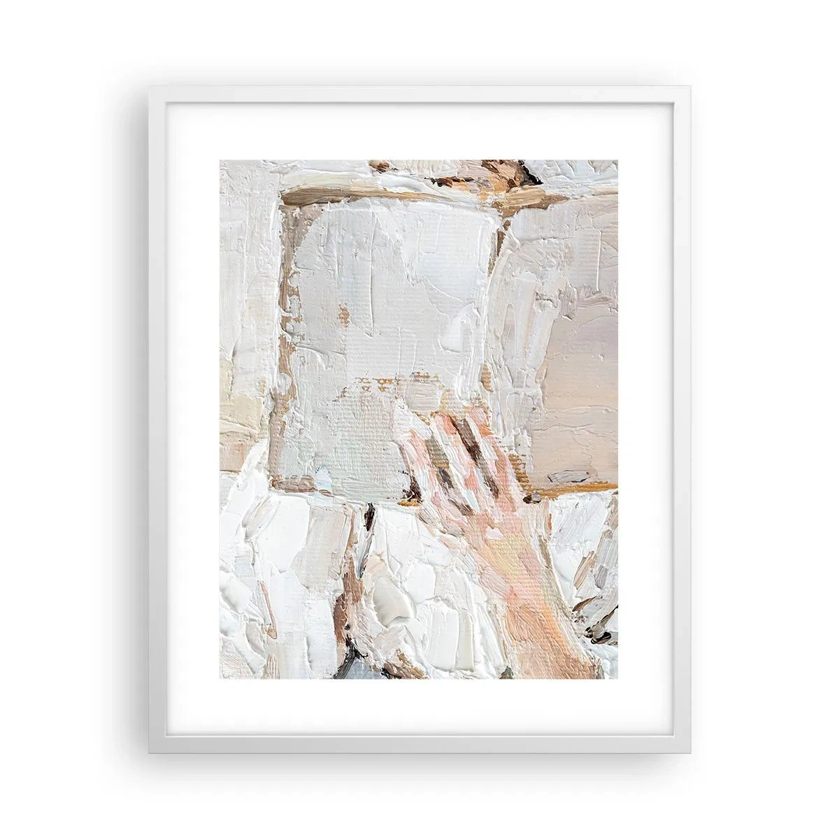 Plakát v bílém rámu - V jiném světě - 40x50 cm