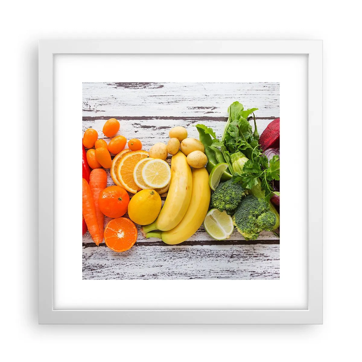 Plakát v bílém rámu - To nestačí? - 30x30 cm