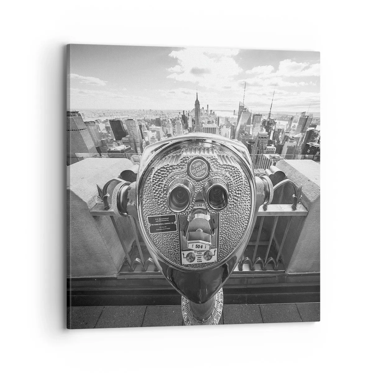 Obraz na plátně - Město nad městy - 70x70 cm